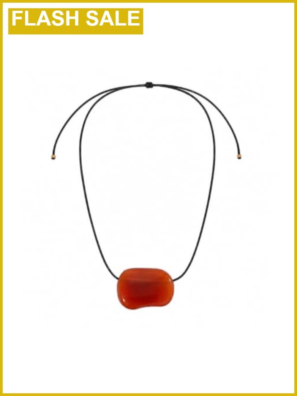 Pebble Pendant Necklace Cable Chain Prong Set Retro Elegant Everyday